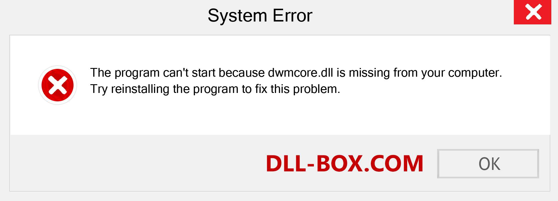  dwmcore.dll file is missing?. Download for Windows 7, 8, 10 - Fix  dwmcore dll Missing Error on Windows, photos, images